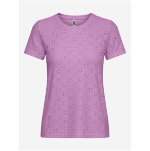Světle fialové dámské tričko JDY Cathinka