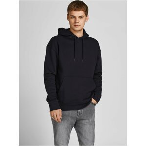 Černá pánská basic mikina s kapucí Jack & Jones Star