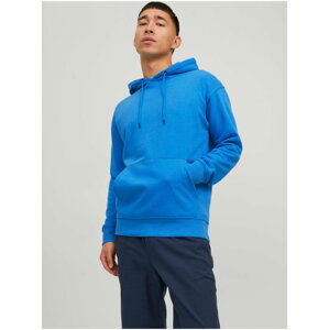 Modrá pánská basic mikina s kapucí Jack & Jones Star