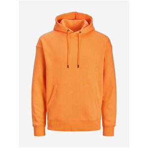 Oranžová pánská basic mikina s kapucí Jack & Jones Star