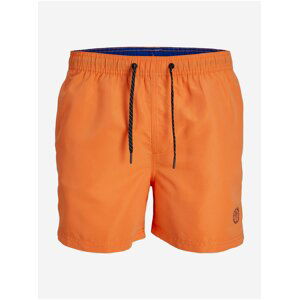 Oranžové pánské plavky Jack & Jones Fiji