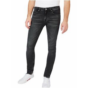 Černé pánské skinny fit džíny Pepe Jeans Finsbury