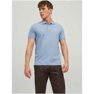 Světle modré pánské polo tričko Jack & Jones Archie