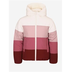 Béžovo-růžová dětská zimní bunda NAX KEMENO
