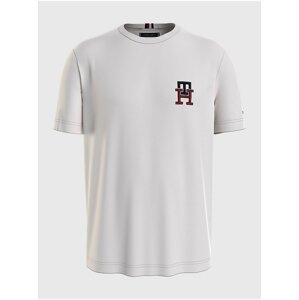 Béžové pánské tričko Tommy Hilfiger