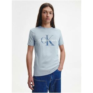 Světle modré pánské tričko Calvin Klein Jeans