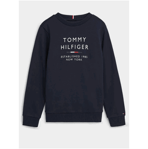 Tmavě modrá klučičí mikina Tommy Hilfiger