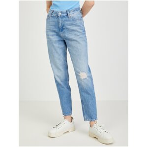 Světle modré dámské mom džíny Calvin Klein Jeans