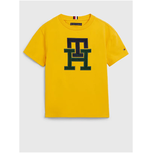 Žluté klučičí tričko Tommy Hilfiger