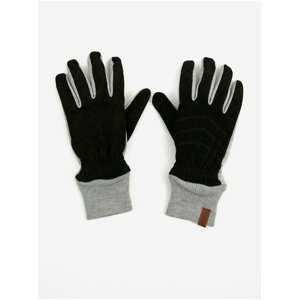 Šedo-černé pánské rukavice Tom Tailor