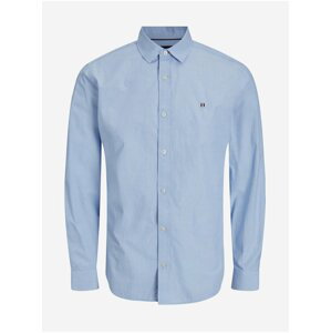 Světle modrá pánská košile Jack & Jones Luderek