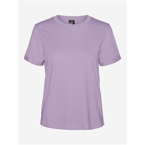 Světle fialové dámské basic tričko VERO MODA Paula