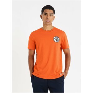 Oranžové pánské tričko Celio Dragon Ball Z