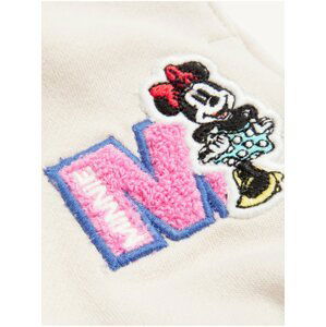 Tepláky Myška Minnie™, s vysokým podílem bavlny (2–8 let) Marks & Spencer smetanová