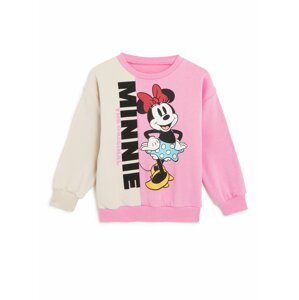 Béžovo-růžová holčičí mikina Minnie™ Marks & Spencer