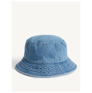 Modrý dětský džínový klobouk Marks & Spencer