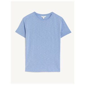 Modré dámské basic tričko Marks & Spencer