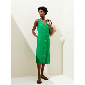 Zelené dámské midi šaty Marks & Spencer