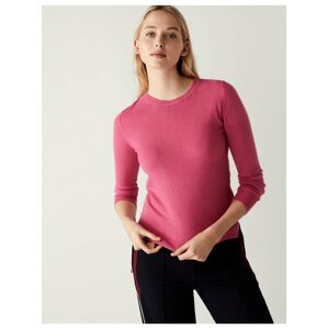 Růžový dámský basic svetr Marks & Spencer
