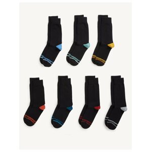 Sada sedmi párů pánských ponožek v černé barvě s technologií Cool & Fresh™ Marks & Spencer