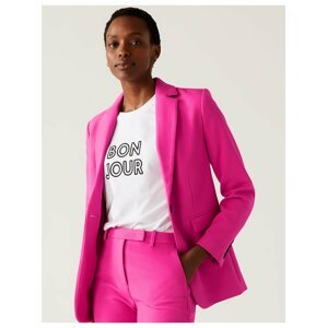 Tmavě růžové dámské sako Marks & Spencer