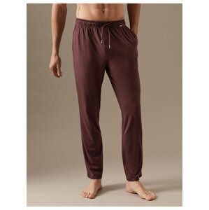 Tmavě hnědé pánské pyžamové kalhoty Marks & Spencer