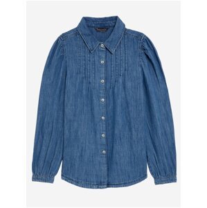 Modrá dámská džínová košile Marks & Spencer
