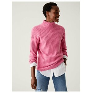 Růžový dámský svetr Marks & Spencer