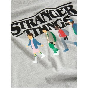 Šedé klučičí tričko s potiskem Stranger Things™ Marks & Spencer