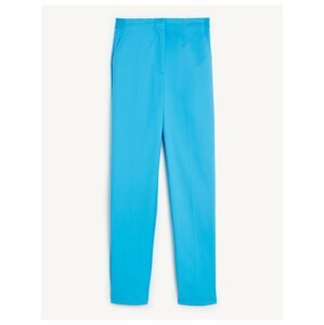 Modré dámské kalhoty Marks & Spencer
