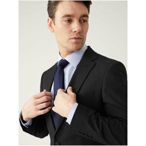 Černé pánské oblekové slim fit sako Marks & Spencer