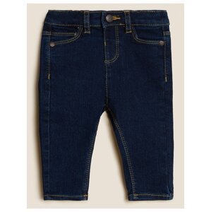 Tmavě modré dětské džíny Marks & Spencer Denim