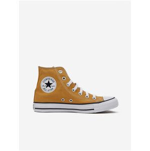 Hořčicové kotníkové tenisky Converse Chuck Taylor All Star Seasonal Color