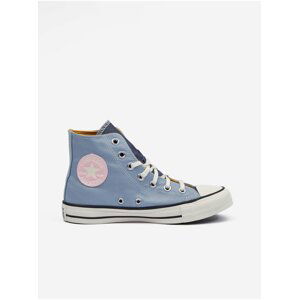 Modré dámské kotníkové tenisky Converse Chuck Taylor All Star Denim Fashion