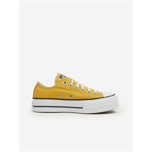 Žluté dámské tenisky na platformě Converse Chuck Taylor All Star Lift