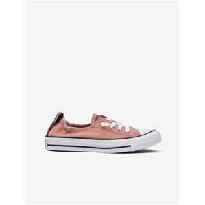 Starorůžové dámské tenisky Converse Chuck Taylor All Star Shoreline Slip Glam