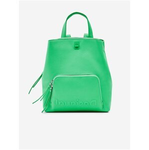 Světle zelený dámský batoh/kabelka Desigual Half Logo 23 Sumy Mini