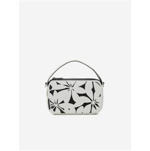 Černo-bílá dámská květovaná kabelka Desigual Onyx Narbonne Mini