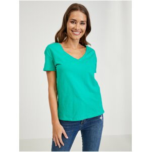 Zelené dámské basic tričko ORSAY