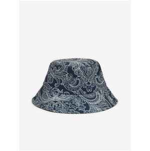 Tmavě modrý dámský vzorovaný klobouk ORSAY