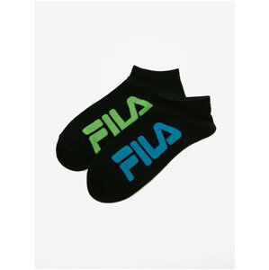 Sada dvou černých dámských ponožek FILA