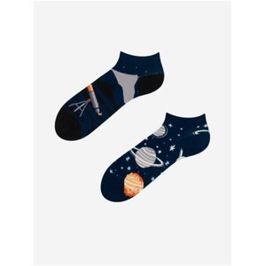 Šedo-modré unisex veselé ponožky Dedoles Vesmír