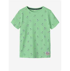 Zelené klučičí tričko se vzorem name it Delvin