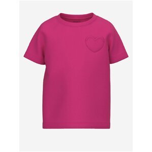Tmavě růžové holčičí tričko name it Dorthe