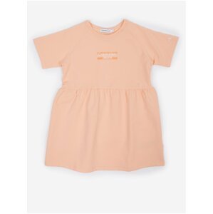 Oranžové holčičí tričko Calvin Klein Jeans
