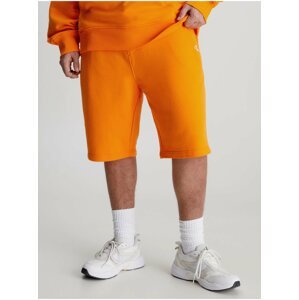 Oranžové pánské kraťasy Calvin Klein Jeans