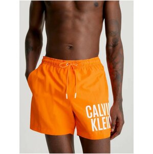 Oranžové pánské plavky Calvin Klein Underwear