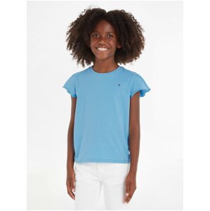 Modré holčičí tričko Tommy Hilfiger