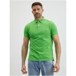 Zelené pánské polo tričko Tommy Hilfiger 1985