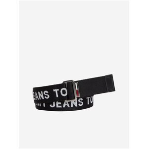 Černý pánský pásek Tommy Jeans